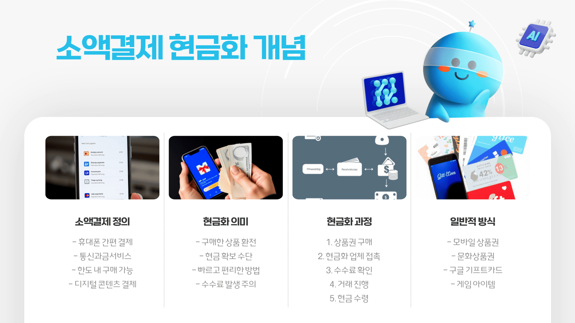 소액결제 현금화 개념